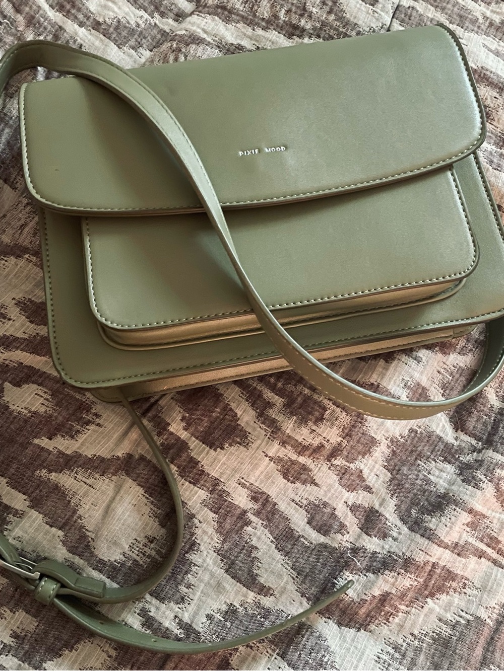 Pixie Mood Sage Green Crossbody Shoulder Bag